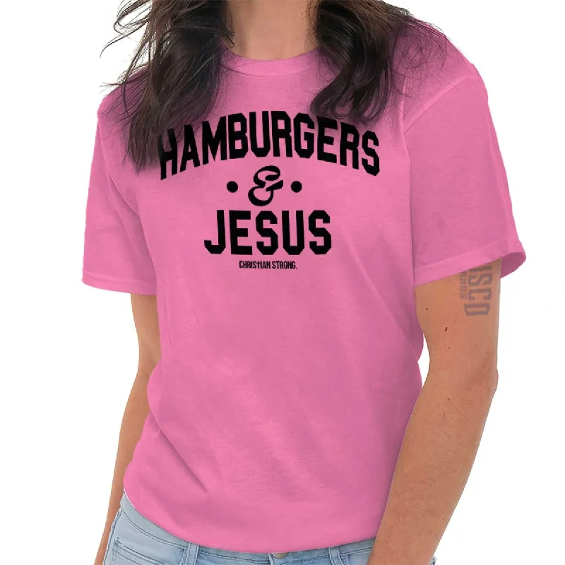 Hamburgers & Jesus T Shirt