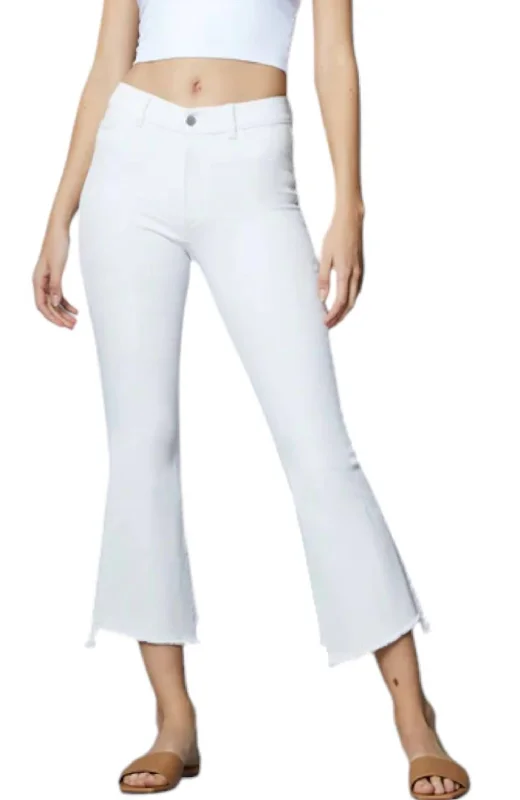 Bridget Bootcut Jeans In Milk Fray