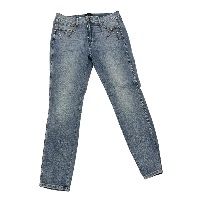 Jeans Skinny By White House Black Market In Blue Denim, Size:12