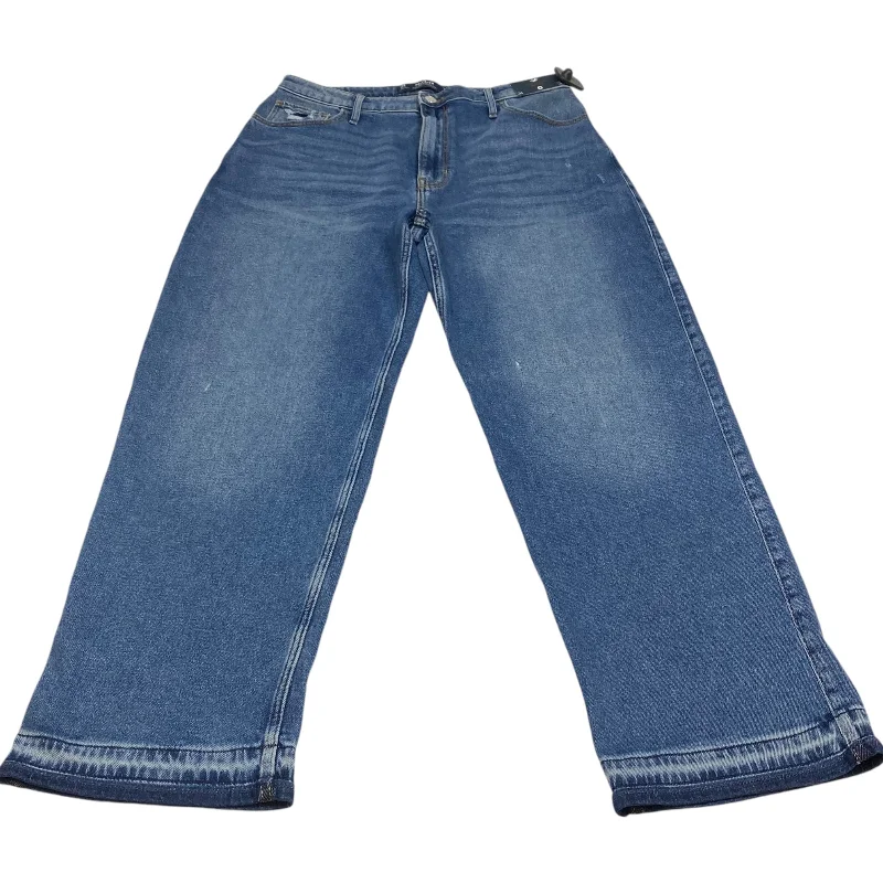 Jeans Straight By Hollister In Blue Denim, Size: 12