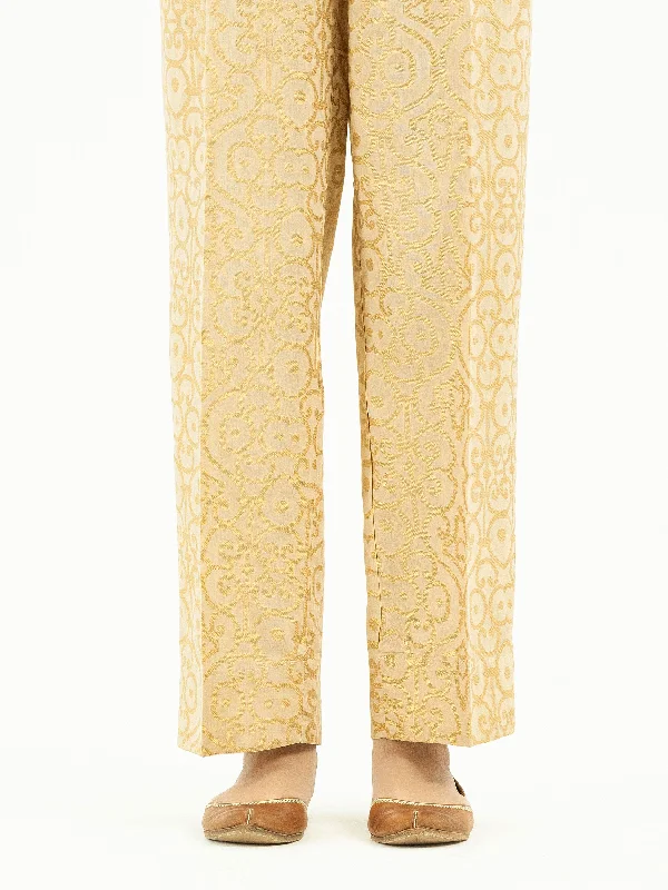 Printed Jacquard Trousers(Pret)