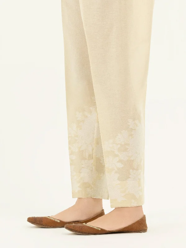 Printed Jacquard Trousers(Pret)