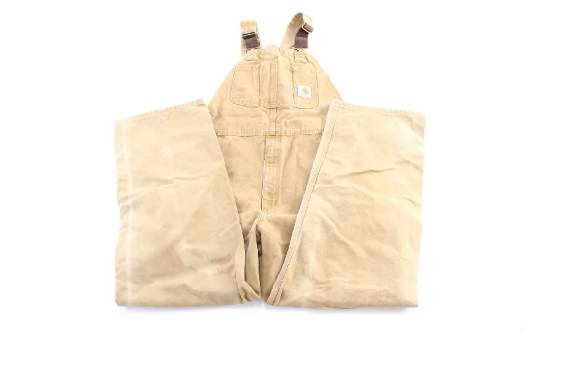 Carhartt Logo Patch Tan Overalls