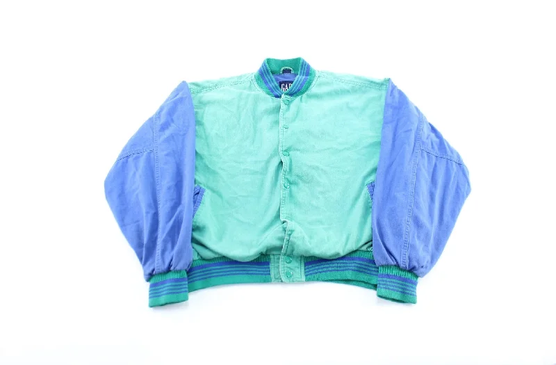 Gap Green & Blue Varsity Jacket