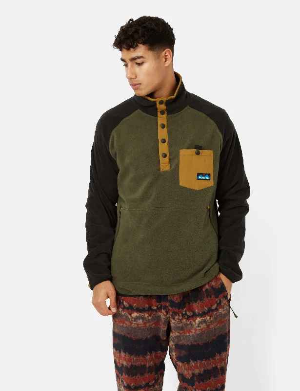 Kavu Teannaway Fleece Pullover - Shadow Leaf Green