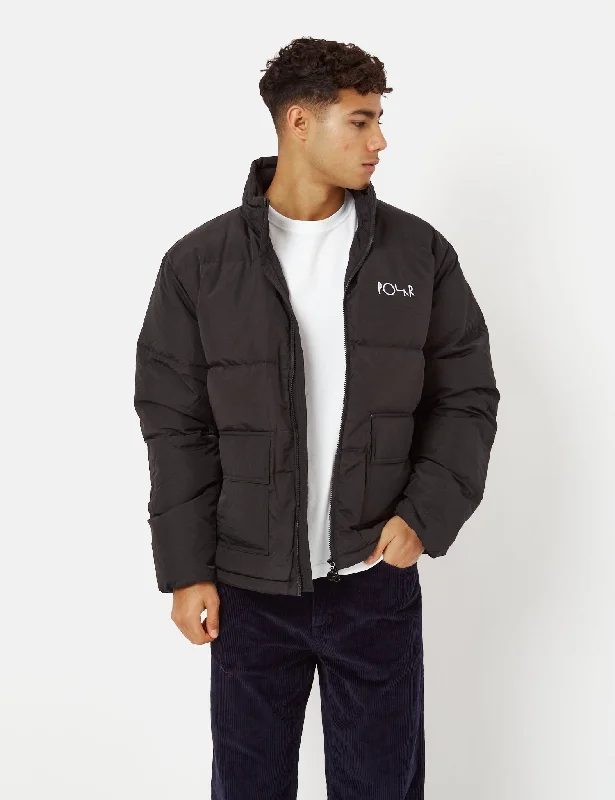 Polar Skate Co. Pocket Puffer Jacket - Black