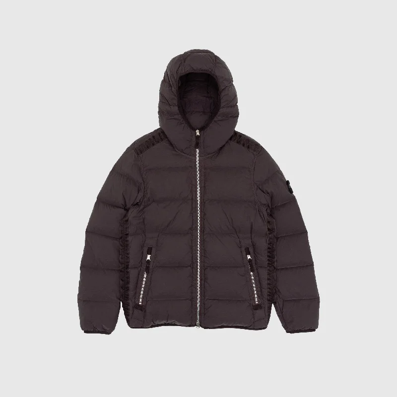 SEAMLESS TUNNEL NYLON DOWN-TC HOODED JACKET