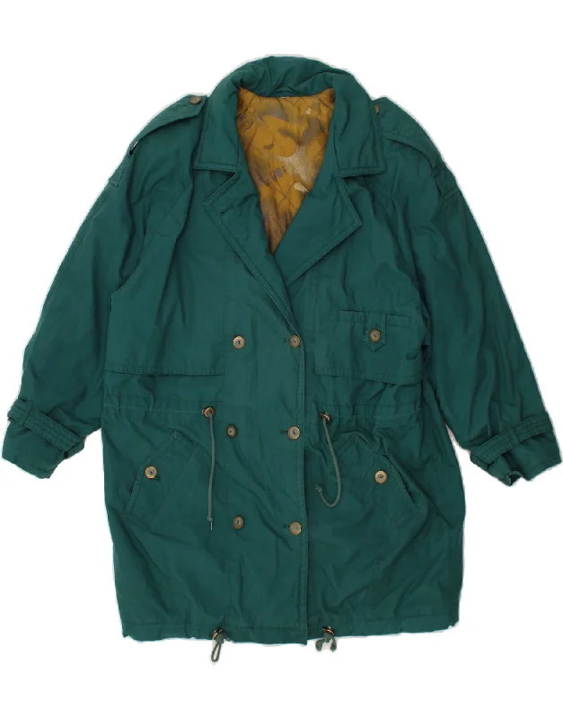 VINTAGE Womens Utility Jacket UK 18 XL Green