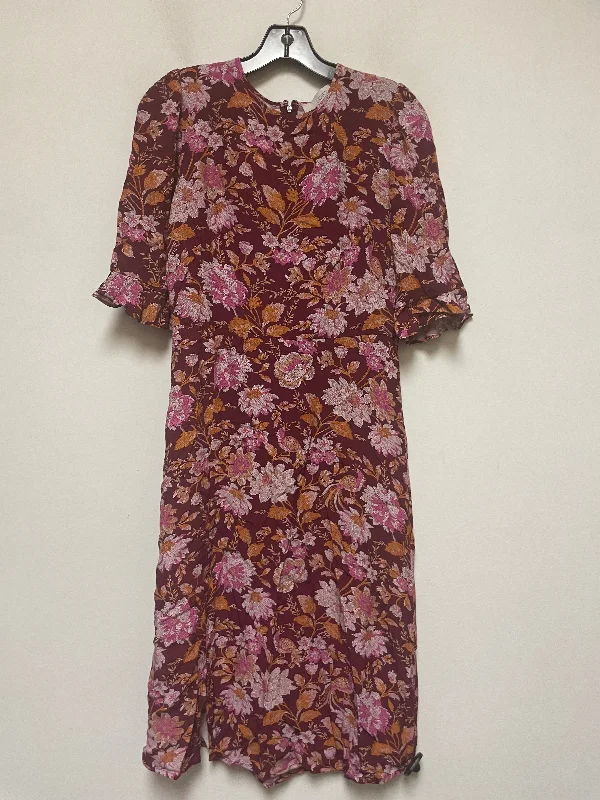 Dress Casual Midi By Loft  Size: Petite   Xs