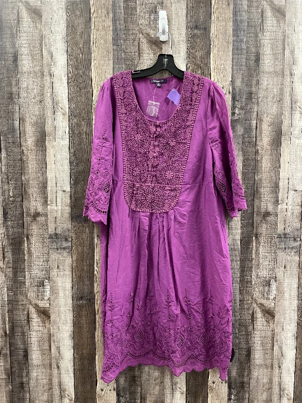 Dress Casual Midi By Romans  Size: Xl