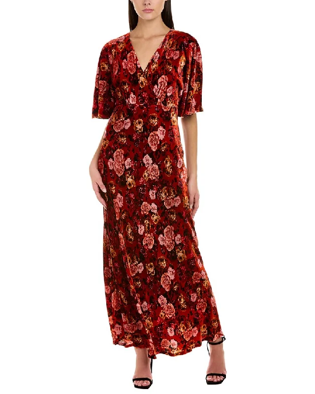 Johnny Was Alanis Silk-Blend Maxi Dress