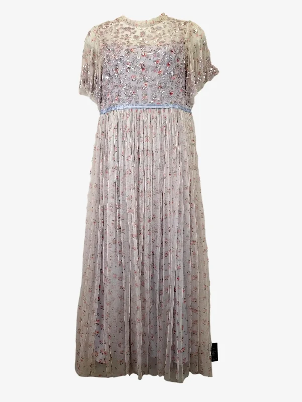 Needle & Thread Elegant Formal Floral Maxi Dress Size 18