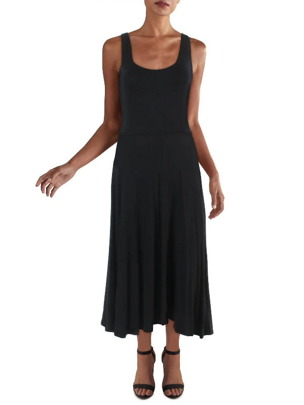 Womens Jersey Maxi Slip Dress