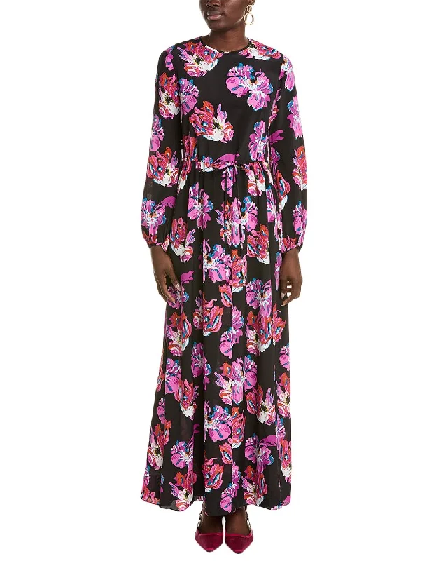 Diane von Furstenberg Sydney Silk-Blend Maxi Dress