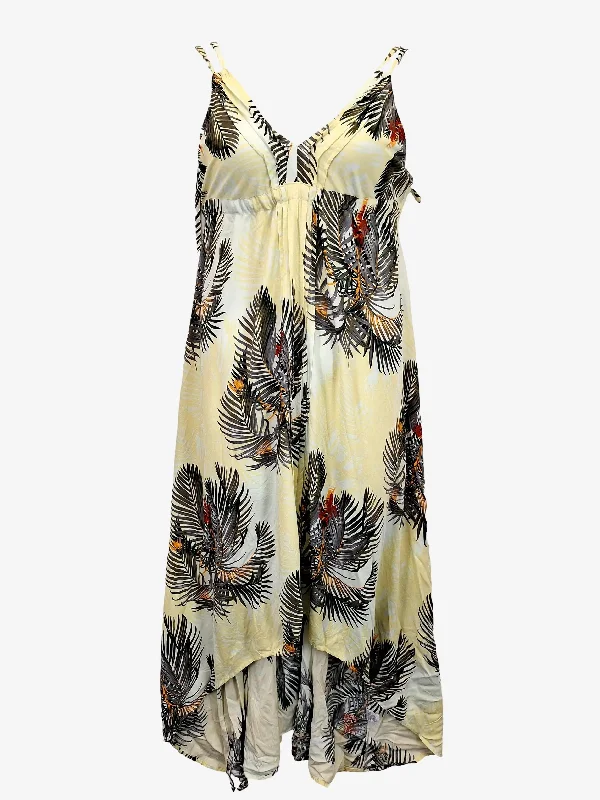 Wish Summer Tropical Print Maxi Dress Size 14