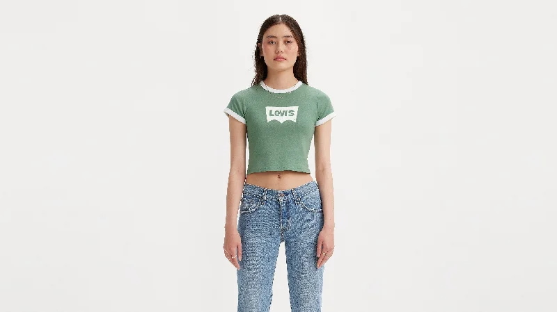 Levi's® Women's Graphic Ringer Mini T-Shirt